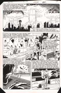 Carlos Garzon, Ron Wagner | Hex #4 P.19 / 24 - Nuclear Holocaust - Jonah Hex in the Future Story - 1985 | Anthony’s Comic Book Art