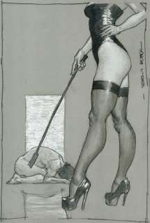 Bleda, Sergio - 1 Original drawing - BDSM - You’d better behave yourself! | Catawiki