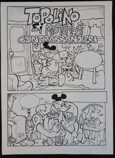 Ferrario, Giuseppe - 1 Original page - Topolino e i Misteriosi Contrabbandieri - 1997 | Catawiki