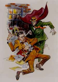 Creig Flessel - Sandman Golden Age Painted Cover Recreation (Sold Live on ‘Dueling Dealers of Comic Art #118 Podcast on 5-3-2023 Watch It Here!