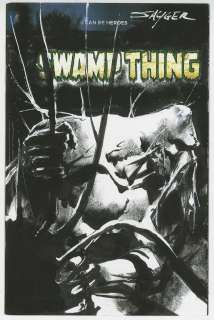 STUART SAYGER 2013 SWAMP THING SKETCH COVER