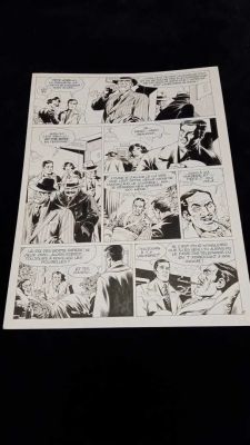 Lot 10 - Jean Yves MITTON Planche originale N et B De silence et de sang 1990… | misc / divers