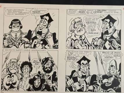 Magnus & Romanini - 1 Original page - La Compagnia della Forca - "La Traversata Maledetta" - 1978 | Catawiki
