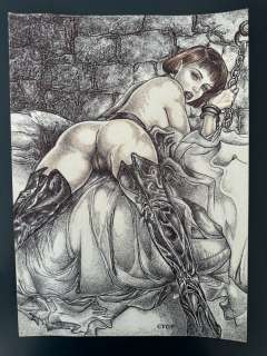 CT - 1 Original drawing - Comtesse Catherine - 2007 | Catawiki