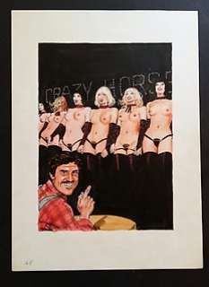 Manara, Milo | original drawing  - Crazy horse | Catawiki