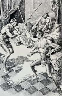 Reed Crandall (American, 1917-1982) | Fighting Man of Mars (c. 1965) | Shasta/Phoenix