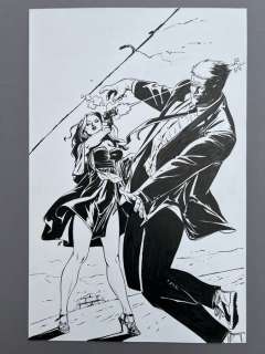 Minck Oosterveer - 1 Original drawing - Claudia Brucken - Large Drawing | Catawiki