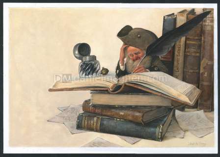 Jean-Baptiste Monge - Illustration originale - La disparition - A la recherche de Féerie