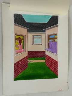 Hoviv - 1 Original colour page - Tout feu tout femme - 1973 | Catawiki