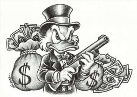 Joan Vizcarra - Scrooge McDuck: The Wealth Protector - Original Pencil Drawing - Hand Signed | Catawiki