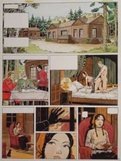 Hugdebert - 1 Original colour page - La Fille des Steppes - 2002 | Catawiki