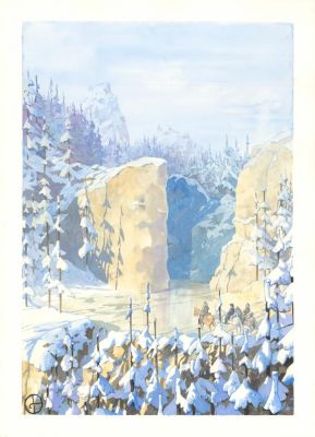 Grégoire Bonne | Illustration originale inédite - La demi-double femme | Daniel Maghen