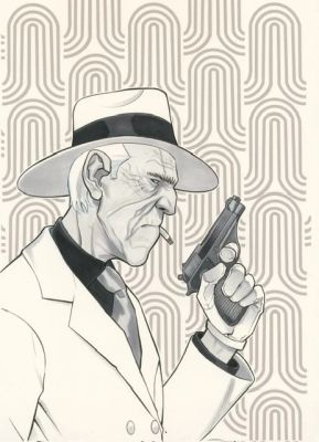 TORPEDO #2 ORIGINAL COVER ART BY DAVID MESSINA | Scott’s Collectables