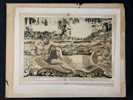 Joe Kubert. Lot of Production Art. | Weiss Auctions