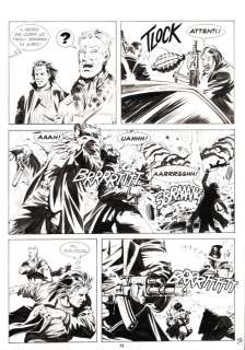 Dotti, Maurizio - 5 Original page - Dampyr #4 - "Notturno in rosso" - 2003 | Catawiki