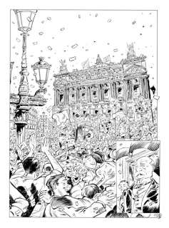 Alary, Pierre - 1 Original page - Silas Corey T1 - Le Testament Zarkoff - 2014 | Catawiki