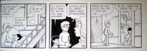 Felix - original avis stribe - nummereret 4.18 fra 1974 - Werner Wejp-Olsen | ComicGarden