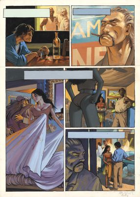 Jean-Louis Mourier | Collectif Lavillers - Planche originale n°2 | Daniel Maghen