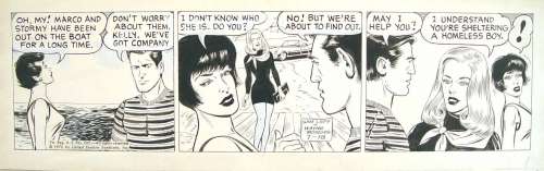 Wayne Boring | Wayne Boring Davy Jones Daily - Beautiful Women - 7-18-70 Issue Davy Jones Strip | Koch Comic Art