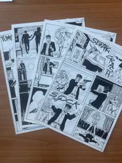 Montanari, Giuseppe - 4 Original page - Dylan Dog - Il posto delle ombre | Catawiki