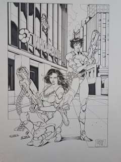 Denna, Simona - 1 Original drawing - Legs Weaver - Legs Weaver a Inova Fumetto - 1995 | Catawiki