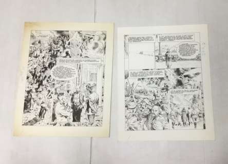 Parras, Antonio - 2 Original page - Les Grands capitaines T3 - Lenine en Octobre - 1982 | Catawiki