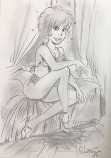 Walthéry, François - 1 Original drawing - Natacha - 2021 | Catawiki