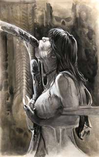 Jula, Andrea - 1 Original colour drawing - Druuna | Catawiki