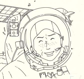 Goffin, Alain - 1 Original drawing - Publicité Aero spatiale - 1990 | Catawiki