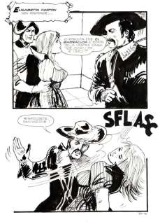 Manara, Milo - 1 Original page - Jolanda De Almaviva #50 - "La foresta degli impiccati" - 1973 | Catawiki