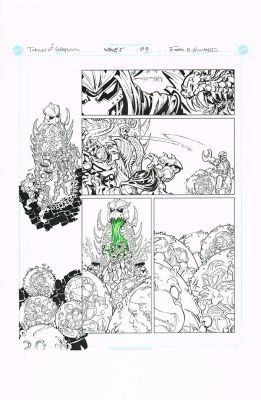 Freddie E. Williams II | Turtles of GrayskullWave 5Mini Comic page 0911×17 | Freddie E. Williams II