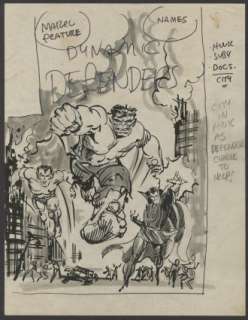 Severin, Marie - MARVEL FEATURE (1971-73) #1 Preliminary Drawing | ComicConnect