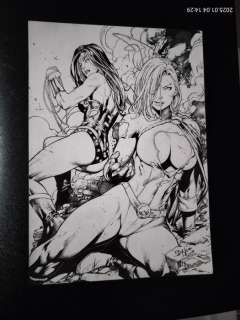 Ed Benes - 1 Original drawing - 100 Bullets | Catawiki
