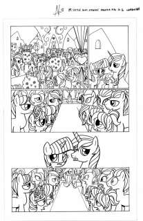 Agnes Garbowska - My Little Pony: Friends Forever #30 P 16 (Over 50 Ponies Drawn Here!)