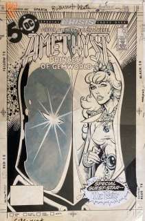 Ernie Colon - Amethyst #13 Cover (Dc, 1986) Dr Fate, Crisis on Infinite Earths