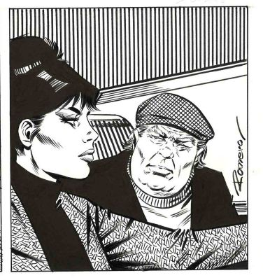 Enric Badia Romero | Modesty Blaise – Romero – Daily strip original #10115 – last story | Origin Of Comics