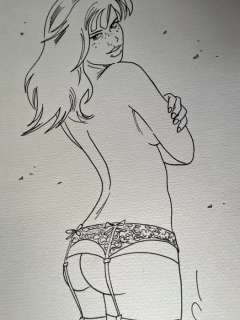 Jim - 1 Original drawing - Une Nuit à Rome - Marie | Catawiki