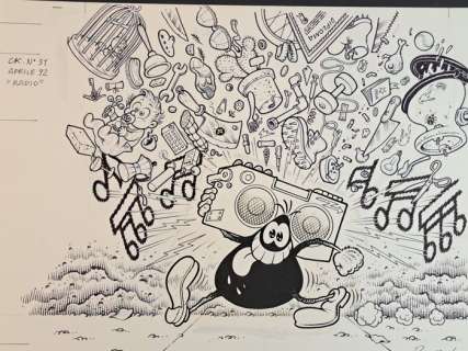 Bonfatti, Massimo - 1 Original cover - Cattivik #31 | Catawiki