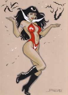 Barletta, Elisabetta - 1 Original colour drawing - Vampirella - 2025 | Catawiki