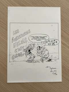 Pica (alias Pierre Tranchand) - 1 Original drawing - Les profs - 2022