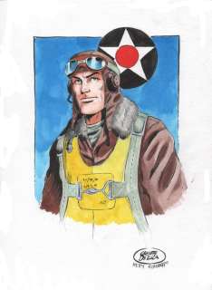 De Luca, Giuseppe - Ketty Formaggio - 1 Original drawing - Buck Danny - Buck Danny | Catawiki