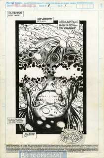 Chris Bachalo - X-Men Unlimited #1 Pg 1 Splash By Chris Bachalo (1995) Issue 1 Page 1