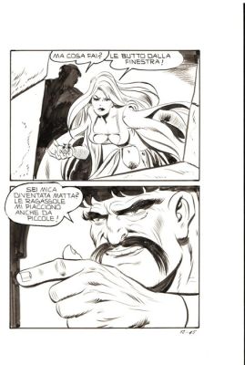 Biancaneve #12 - "Il miraggio" - 1 Page originale - Exemplaire unique - 1974 | Catawiki