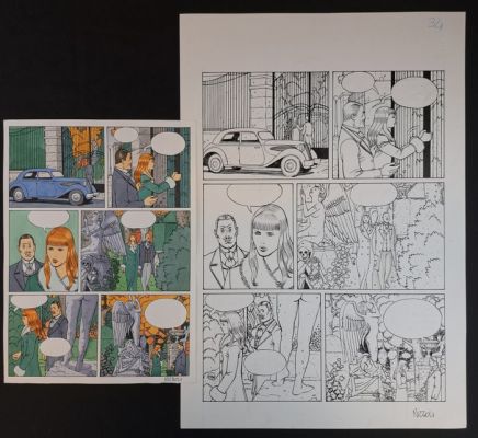 Nizzoli, Marco - 2 Original page - Les Delices du Demon | Catawiki