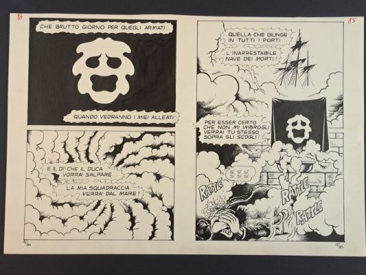 Magnus & Romanini - 1 Original page - La Compagnia della Forca - La Traversata Maledetta - 1978 | Catawiki