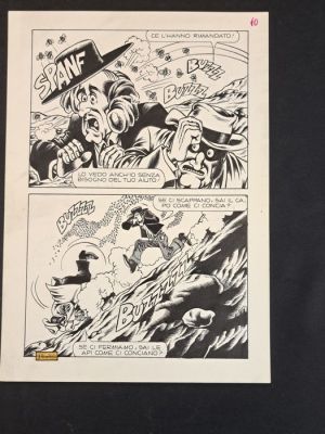 Magnus & Bunker - 1 Original page - Alan Ford - Blue Farm | Catawiki