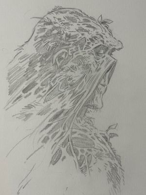 Mark Buckingham - 1 Original drawing - Swamp Thing - Swamp Thing Drawing | Catawiki