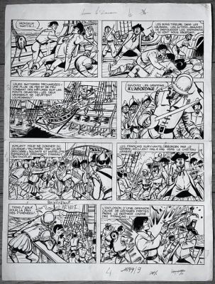 Sirius - 1 Original page - Simon le danseur T1 - La Rade des Vaisseaux - pl.4 - 1970 | Catawiki