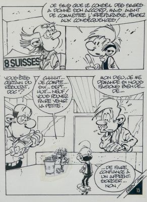 Seron, Pierre - 1 Original page - Les Petits Hommes T38 - page 15 - Miss Persil | Catawiki