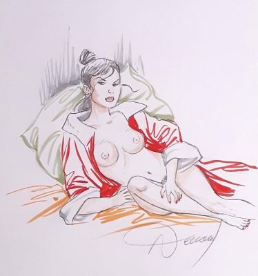 Renaud - Original colour drawing - Venus H. - Miaka | Catawiki